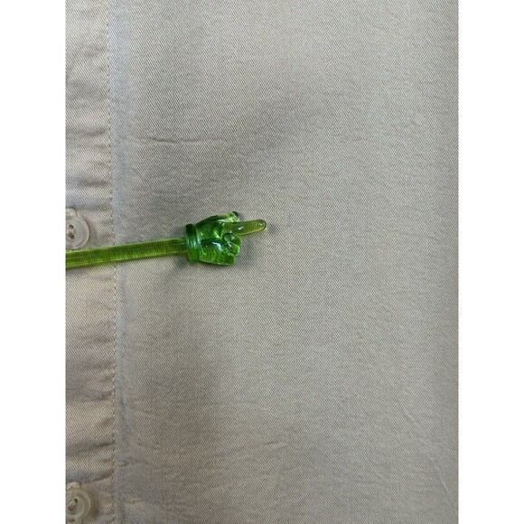 Vintage Tianello Shirt Mens Small Yellow Long Sleeve Tencel Soft 90s Made in USA - Picture 4 of 11